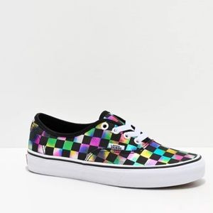 *NEW* VANS “Doheny” Iridescent Check sneakers 8.5